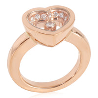 Chopard Happy Diamonds  Ring in 18K Rose Gold 0.24 CTW