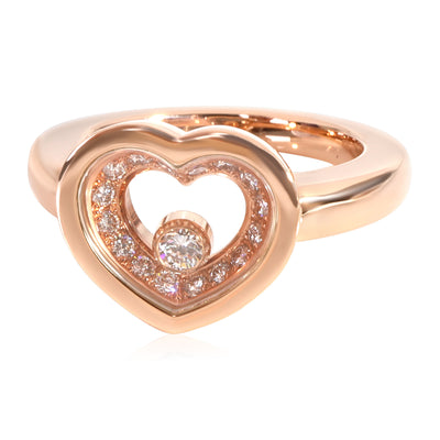 Chopard Happy Diamonds  Ring in 18K Rose Gold 0.24 CTW