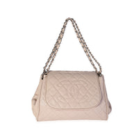 Chanel Beige Quilted Caviar Timeless Accordion Flap