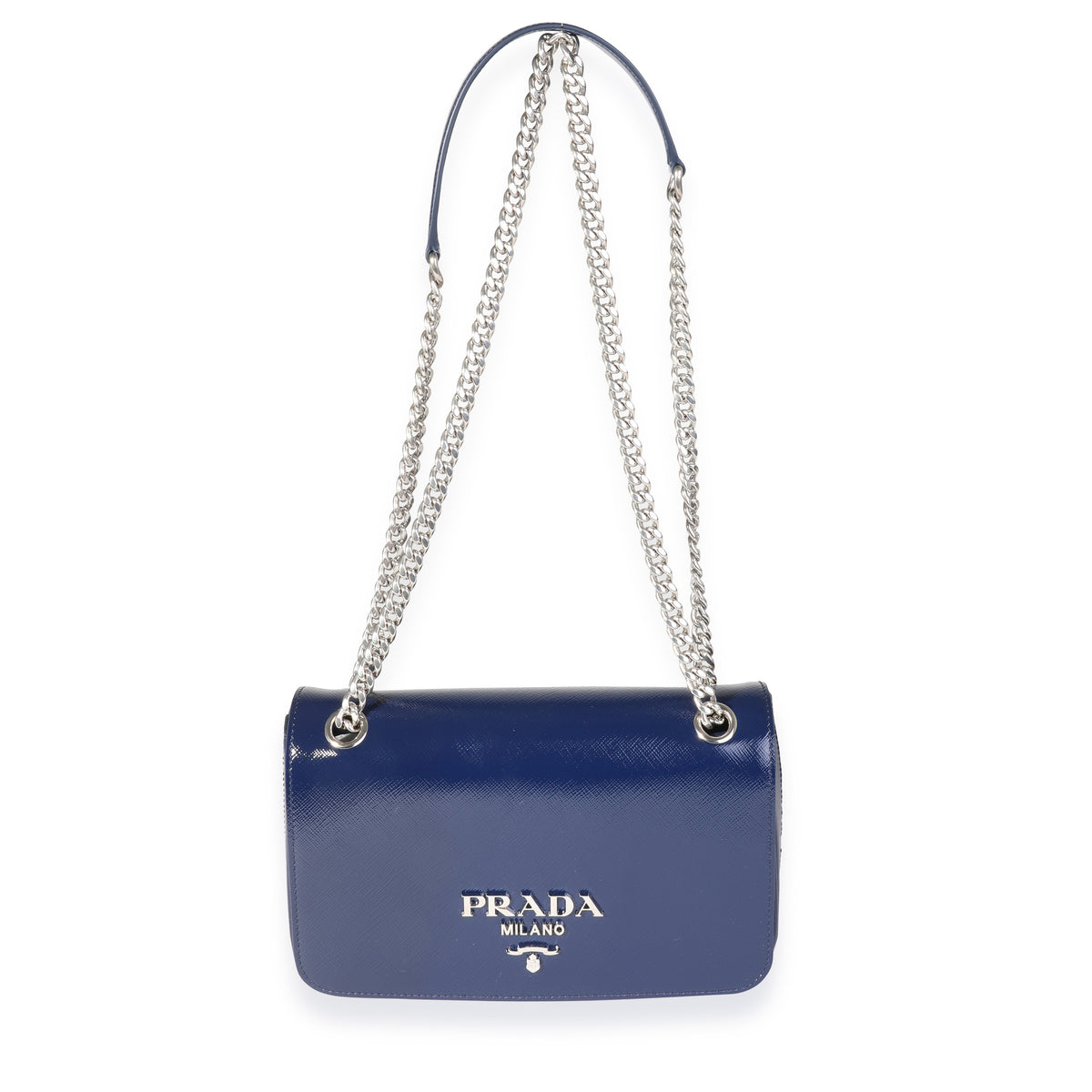 Saffiano leather handbag Prada Grey in Leather - 31487748