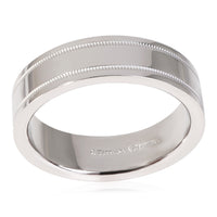 Tiffany & Co. Together Essentials Double Milgrain 6 mm Band in 950 Platinum