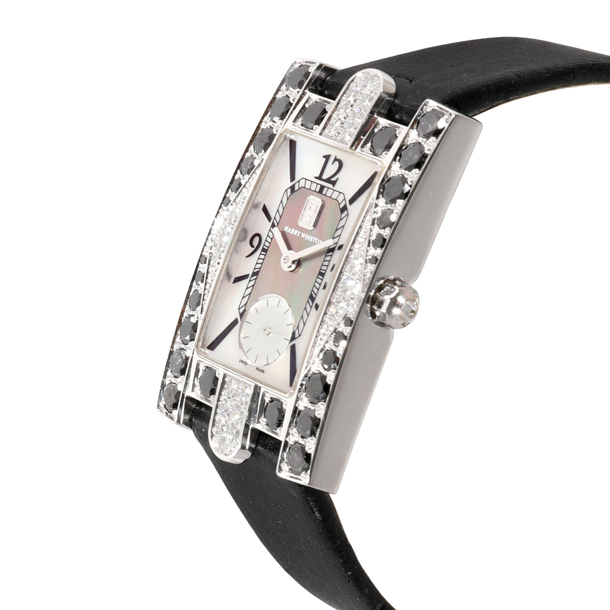 Harry Winston Avenue 310LQW Womens Watch in 18kt White Gold