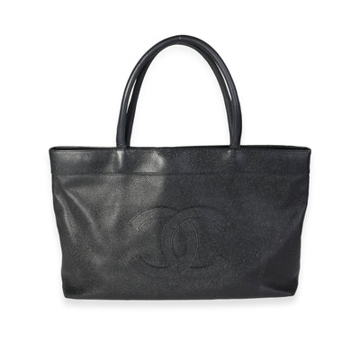 Chanel Black Vintage Caviar Timeless Tote