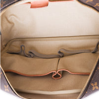 Brown Monogram Canvas Deauville Bag