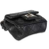 Chanel Black Quilted Lambskin Leather 2.55 Reissue Mini Ankle Bag