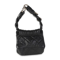 Chanel Black Quilted Lambskin Leather 2.55 Reissue Mini Ankle Bag