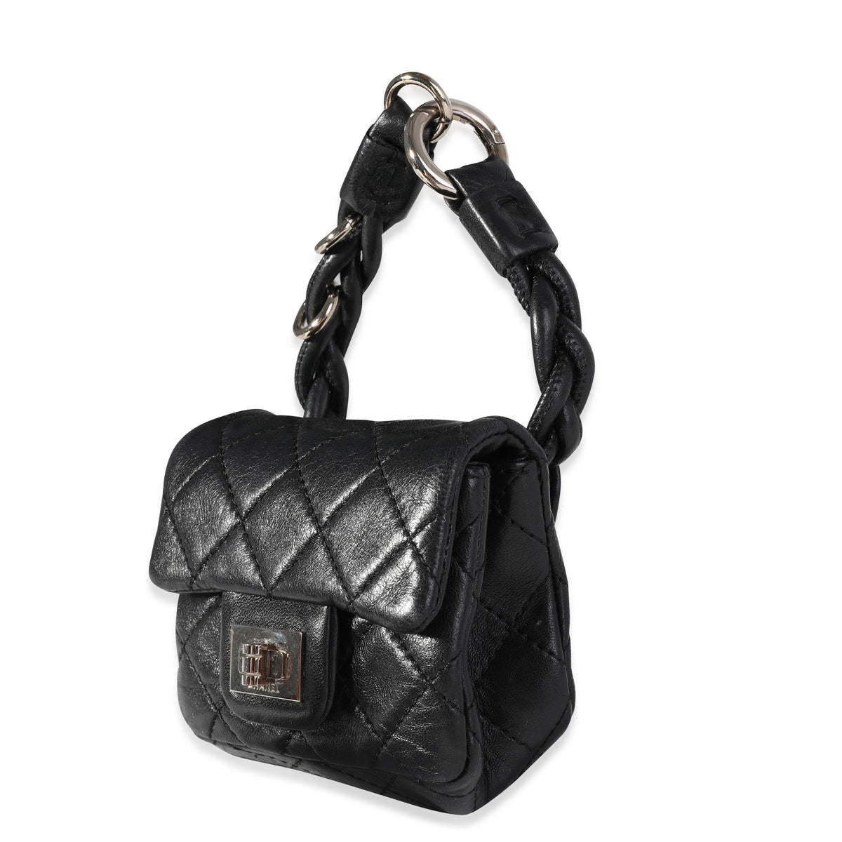 Chanel Black Quilted Lambskin Leather 2.55 Reissue Mini Ankle Bag, myGemma, QA