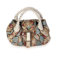 Fendi Multicolor Python Spy Bag