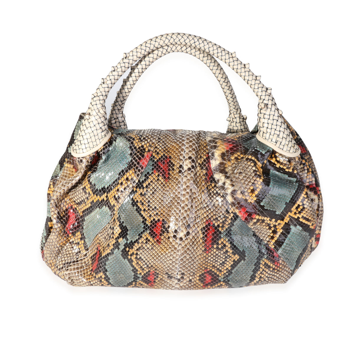 Fendi Multicolor Python Spy Bag