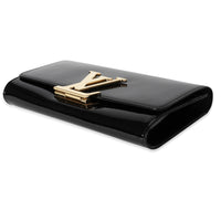 Louis Vuitton Noir Vernis Leather Louise Pochette EW Clutch