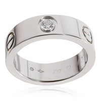 Cartier Love Diamond Ring in Platinum 0.07 CTW