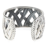 David Yurman Papyrus Diamond Cuff in  Sterling Silver 1.15 CTW