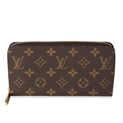 Louis Vuitton Brown Monogram Canvas Zippy Wallet