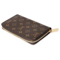 Louis Vuitton Brown Monogram Canvas Zippy Wallet