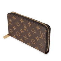 Louis Vuitton Brown Monogram Canvas Zippy Wallet