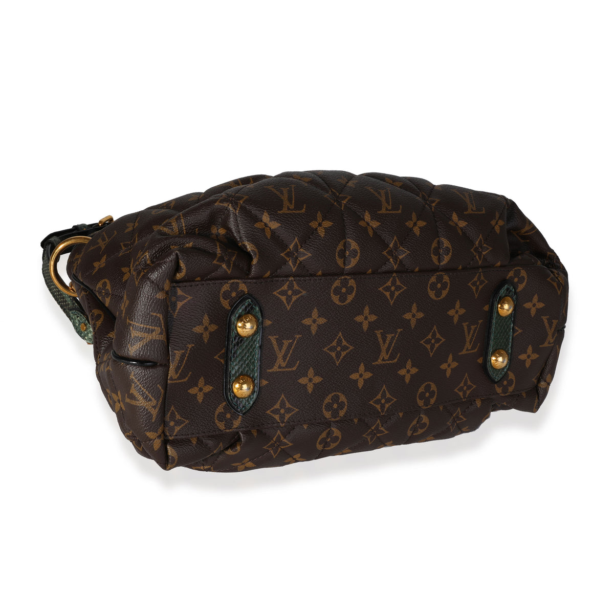 Louis Vuitton Green And Brown Monogram Tahitienne Coated Canvas