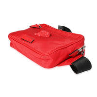 Versace Red Nylon La Medusa Belt Bag