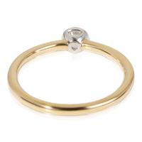 Tiffany & Co. Stackable Diamond Solitaire Ring  in 18K Yellow Gold