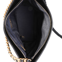 Chanel Black Crumpled Calfskin En Vogue Rope Tote