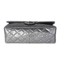 Chanel Silver Metallic Quilted Aged Calfskin Reissue 2.55 226