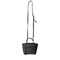 Celine Black Grained Calfskin Pico Belt Bag