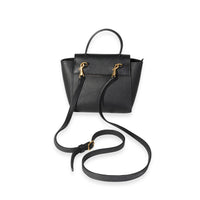 Celine Black Grained Calfskin Pico Belt Bag