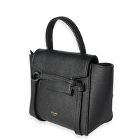 Celine Black Grained Calfskin Pico Belt Bag