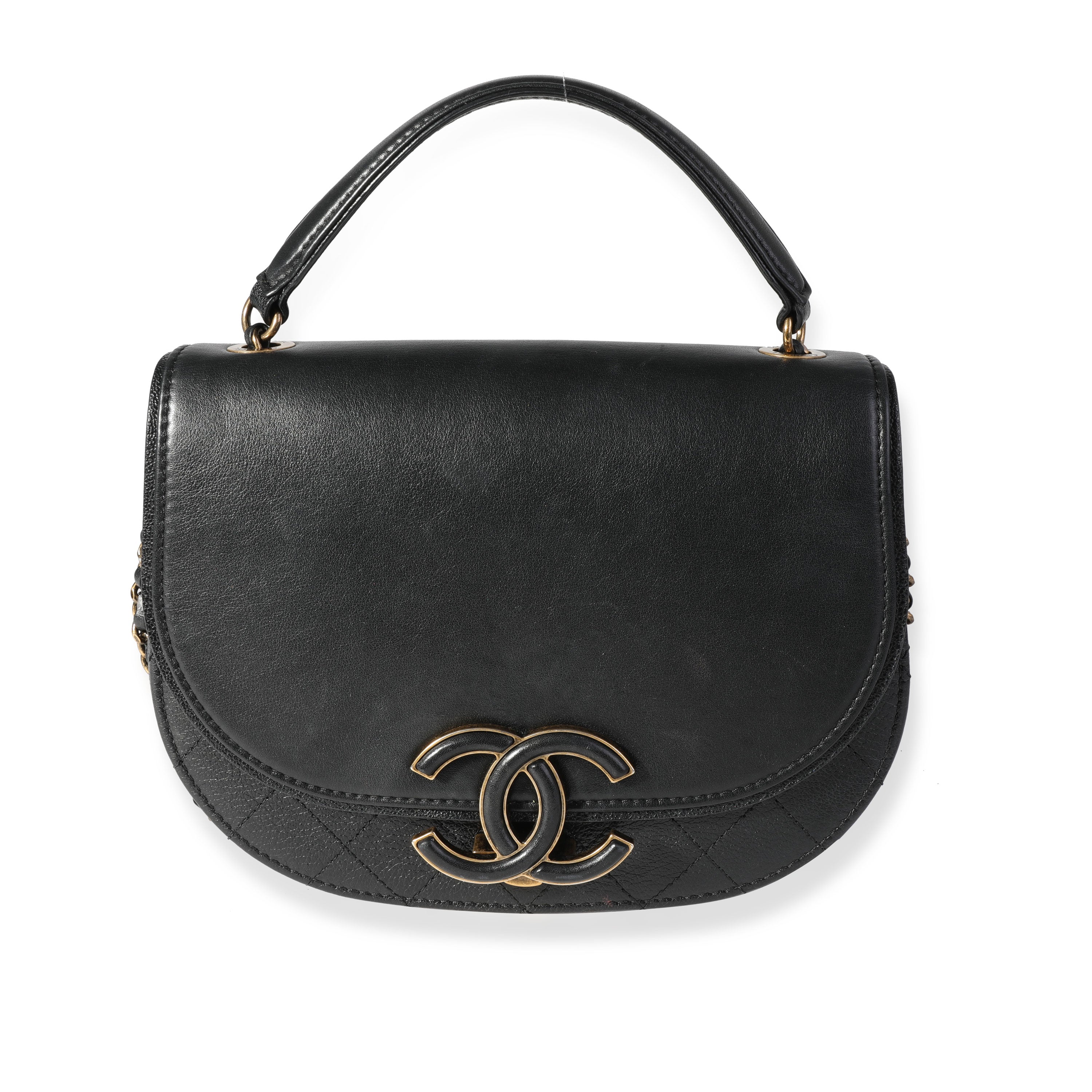 Chanel Black Quilted Calfskin Coco Curve Flap Bag, myGemma, SG