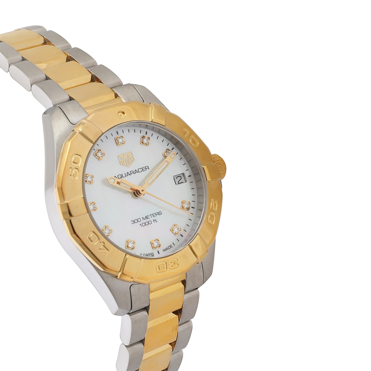 Tag Heuer Aquaracer WBD1322.BB0320 Unisex Watch in  Stainless Steel/Gold Plate