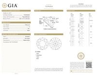 GIA Certified 1.00 Ct Round cut E VS1 Loose Diamond