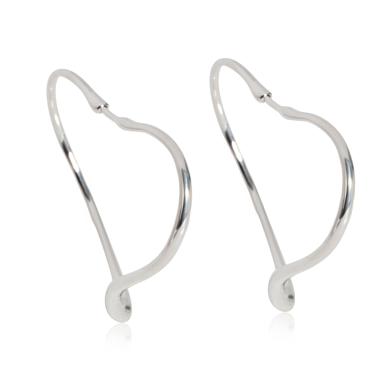 Tiffany heart hoop on sale earrings