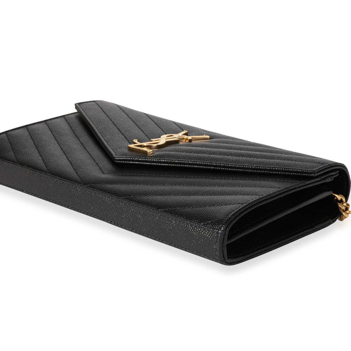 Yves Saint Laurent, Bags, Ysl New Monogramme Small Grain De Poudre Envelope  Wallet New 222 Collection