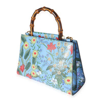 Gucci Bamboo Web New Flora Small Nymphaea Top Handle