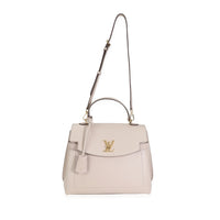 Louis Vuitton Greige Soft Calfskin Lockme Ever MM