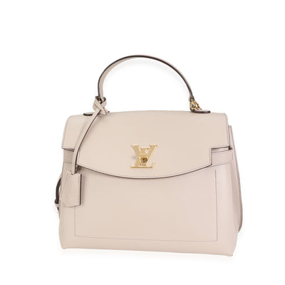 Louis Vuitton Greige Soft Calfskin Lockme Ever MM