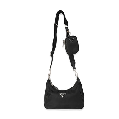 Prada Black Re-Nylon Re-Edition 2005 Bag