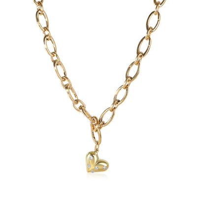 Tiffany & Co. Etoile Heart Necklace with Diamond in 18K Yellow Gold