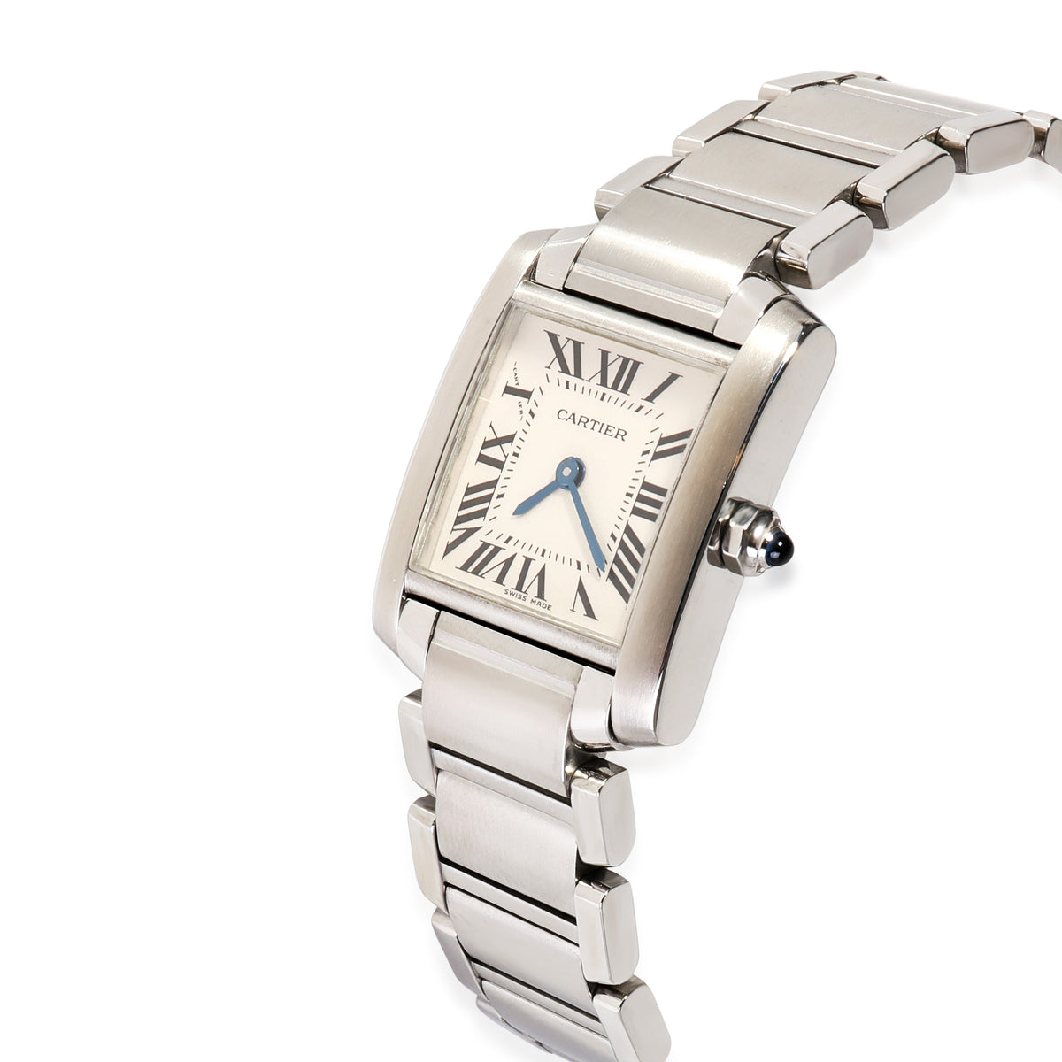 Cartier Tank Francaise W51008Q3 Womens Watch in  Stainless Steel