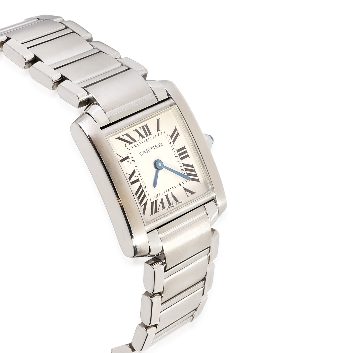 Cartier Tank Francaise W51008Q3 Womens Watch in  Stainless Steel