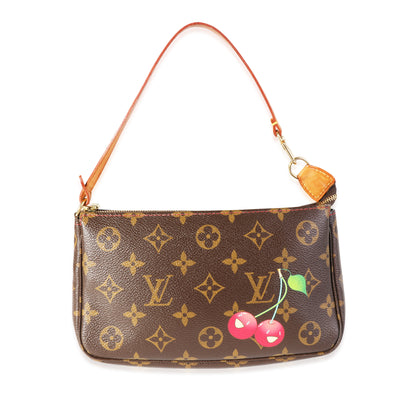 Louis Vuitton x Takashi Murakami Monogram Canvas Cerises Pochette Accessoires