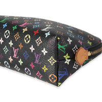 Louis Vuitton x Takashi Murakami Black Monogram Multicolore Cosmetic Pouch