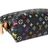 Louis Vuitton x Takashi Murakami Black Monogram Multicolore Cosmetic Pouch