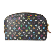 Louis Vuitton x Takashi Murakami Black Monogram Multicolore Cosmetic Pouch