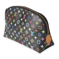 Louis Vuitton x Takashi Murakami Black Monogram Multicolore Cosmetic Pouch