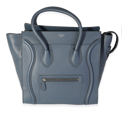 Celine Orage Drummed Calfskin Mini Luggage Tote