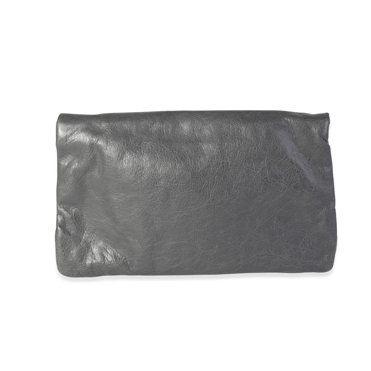 Balenciaga Grey Leather Giant 12 Envelope Clutch