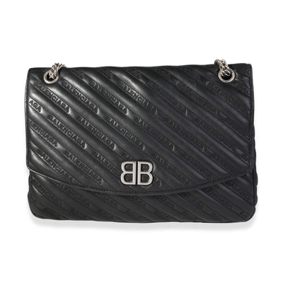 Balenciaga Black Leather All Around BB Chain Bag