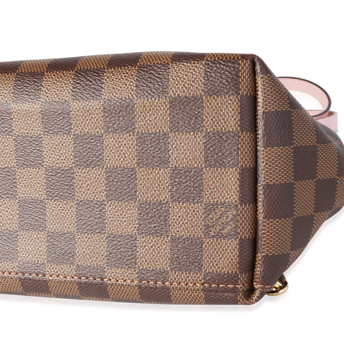 louis vuitton backpack checkered brown Louis Vuitton Damier Ebene & Magnolia Calfskin Clapton Backpack | myGemma