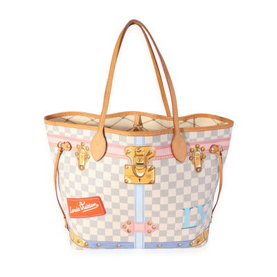 Louis Vuitton Damier Azur Summer Trunks Neverfull MM