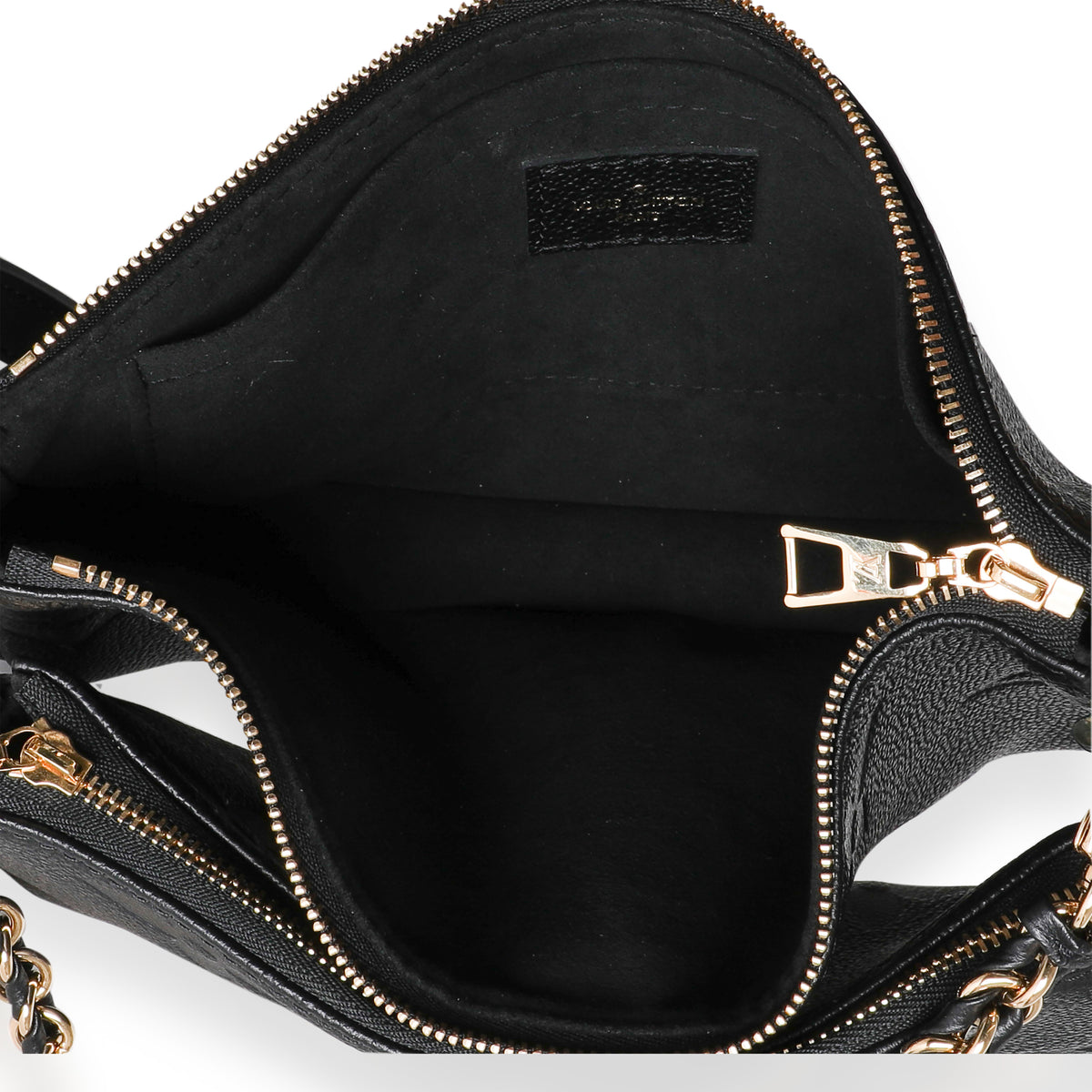 Louis Vuitton Black Monogram Empreinte Leather Multi-Pochette Accessoires, myGemma